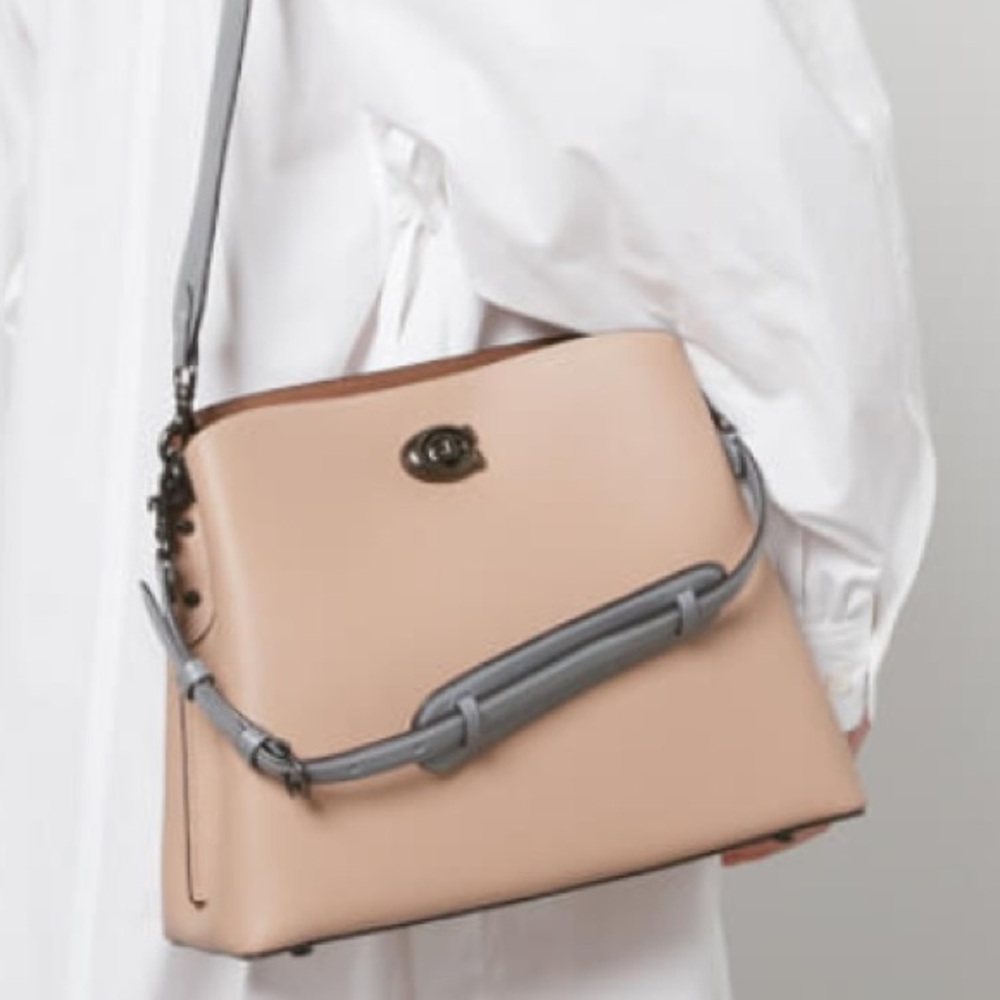 Coach Women's Polished Pebble Leather Willow Shoulder/ Crossbody Bag